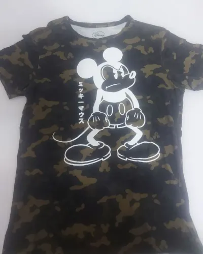 Camiseta Disney camuflada - mickey mouse