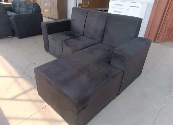 SOFA CHEISE NOVO COM 03 ASSENTOS 