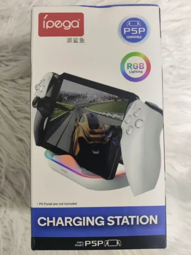 Base Carregamento para P5P Playstation Portal Ipega com RGB