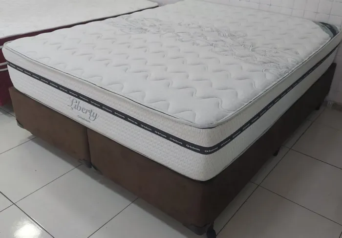 Cama Queen Size ortobom  entrega grátis 