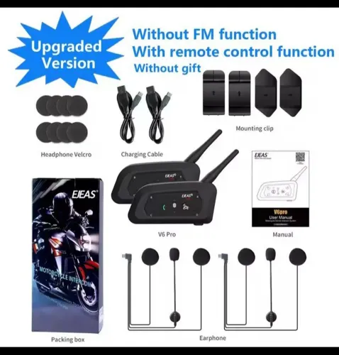 Intercomunicador EJEAS V6 PRÓ 