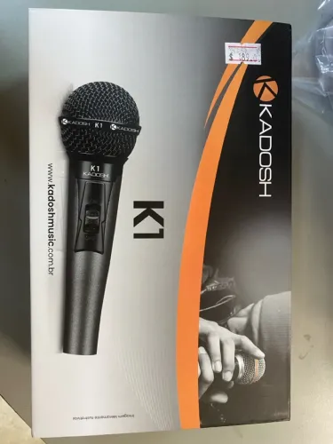 Microfone De Mão Kadosh K1 Profissional Dinâmico