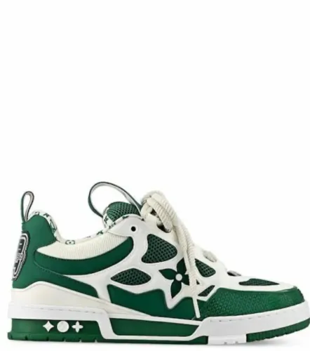Louis Vuitton verde e branco unissex