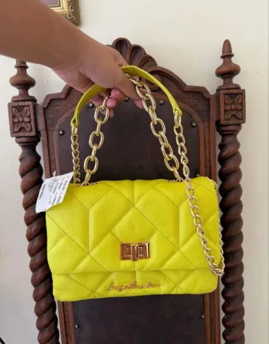 Bolsa Luiza Barcelos Amarela - NUNCA USADA