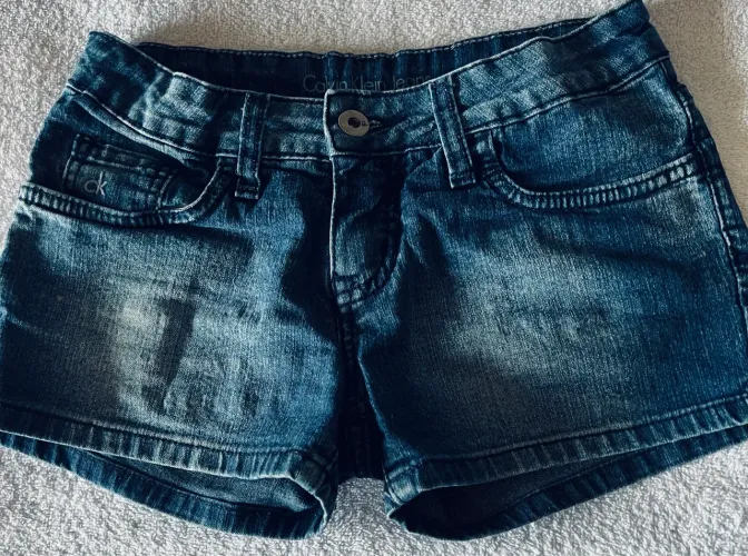 Shorts jeans menina tam 8 Calvin Klein
