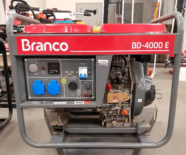 Gerador 3,3 Kva Diesel BD-4000 E Motor 7 HP c/ Partida Elétrica Monofásico 