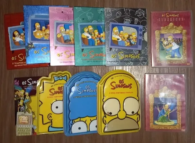 Coleção DVD Simpson 1 a 9 mais 2 clássicos