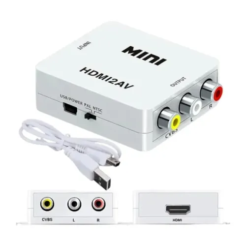 Conversor Hdmi para Video 3RCA 2AV - WZetta