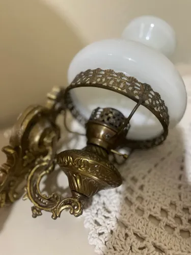 Par de arandelas em bronze.