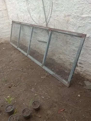 Portão de Aço com Tela 1x3.60
