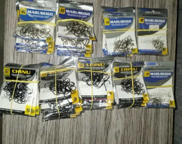 Cartelas de Anzol Chinu Black/Maruseigo - Marine Sports