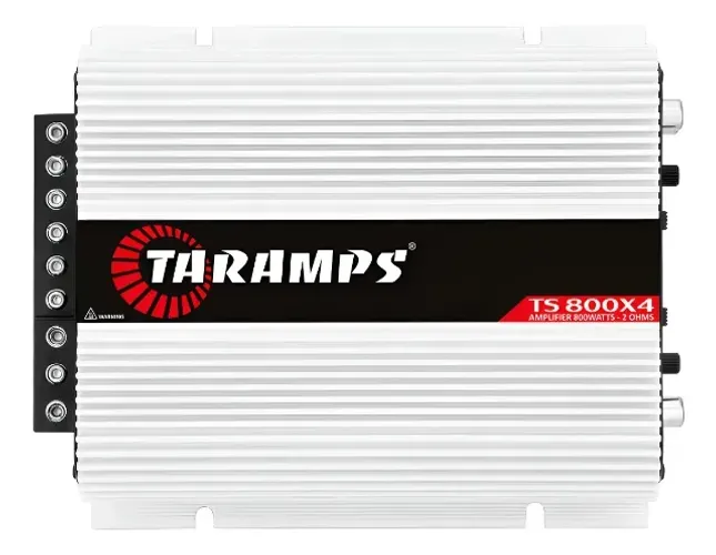 Modulo Taramps Ts800x4 2 Ohms 800W Potencia Rms Amplificador Som Automotivo Entrada Rca
