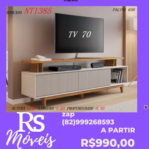 Rack para TV 70 polegadas - Novo