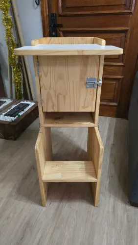 Torre de aprendizagem 3 em 1 com mesa de alimentação e atividades