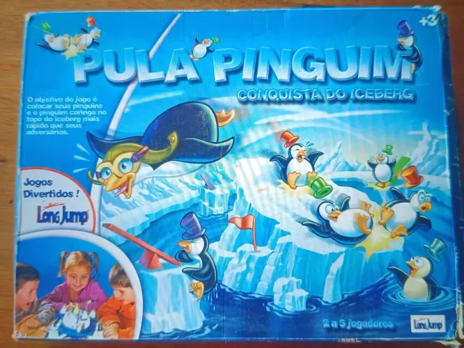 Jogo de Tabuleiro Pula Pinguim - Conquista do Iceberg