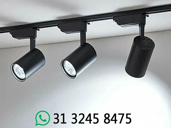Kit Trilho Eletrificado + 3 LED Spot 
