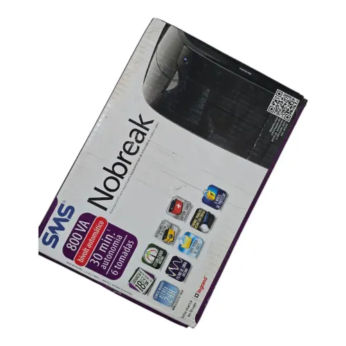 Nobreak SMS 800VA Bivolt Automático 30 Min Autonomia