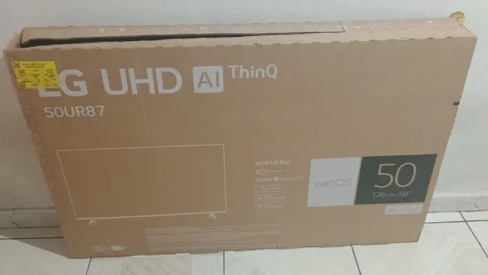 Caixa de 50 polegadas