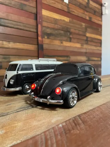 Caixa de som formato fusca e kombi entregamos 