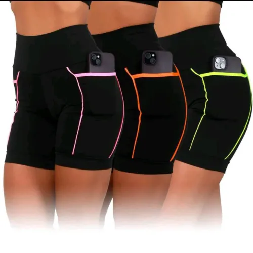 Shorts de Academia com Bolso para Celular