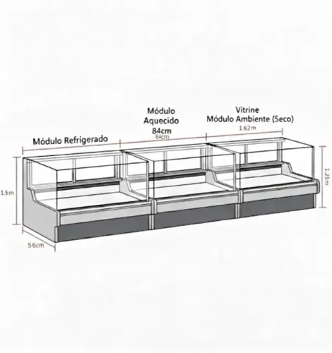Freezer expositor (parcelado no cartão)