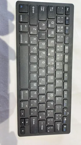 LTeclado Bluetooth Slim - Design Moderno preto