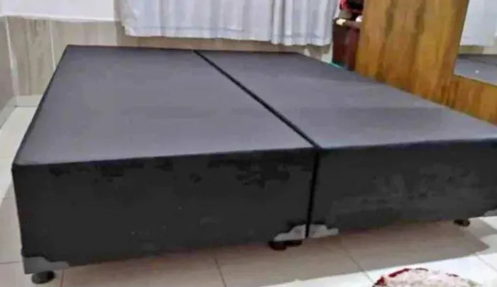 Base de cama box bipartida Queen 