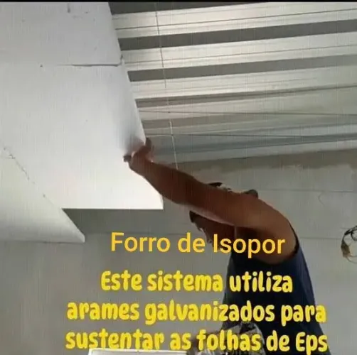 Isopor Antichama para forro 
