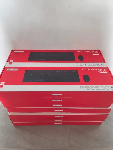 Kit teclado e mouse sem fio