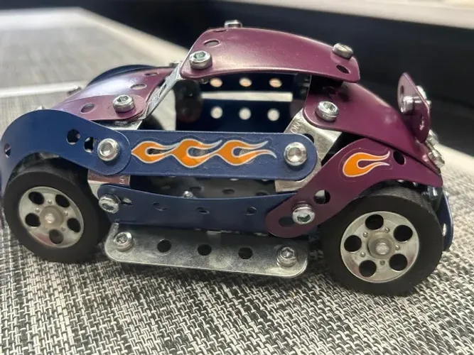 Set MECCANO Erector Completo para montagem 2 carros
