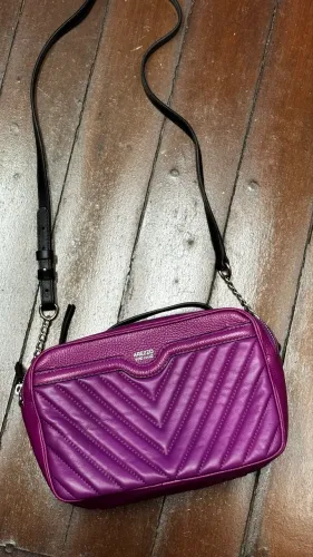 Bolsa AREZZO tira colo NOVA couro legítimo 