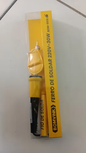 Ferro de Solda Bomvink 220V 30W com Fio de Solda