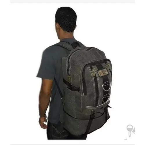 Mochila militar tática em 100% Lona 50 litros/Reforçada/Unissex/extra-Grande/Lindo Design