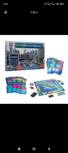 Jogo de Tabuleiro Super Banco Imobiliário - Brinquedo Educacional