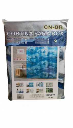 Cortina para Box Premium 1.80x1.80m 100% Eva