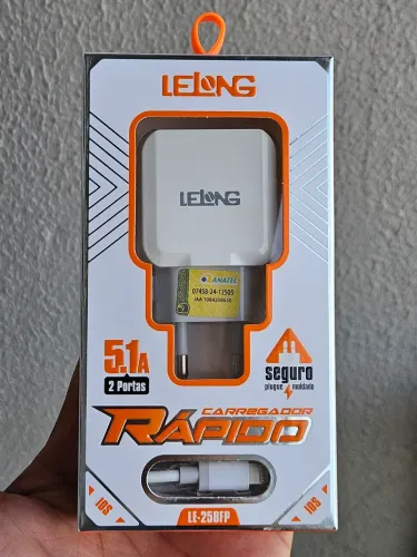 Carregador Rápido LeLong 5.1A 2 Portas