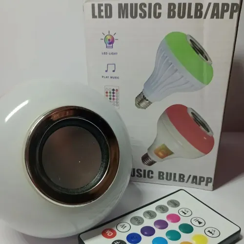 Lâmpada Musical Colorida