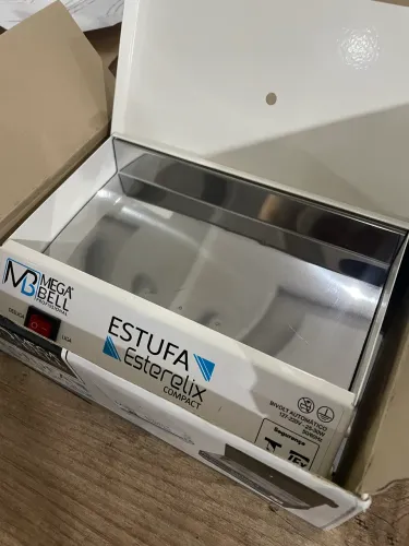 Estufa mega bell esterilizador de alicate