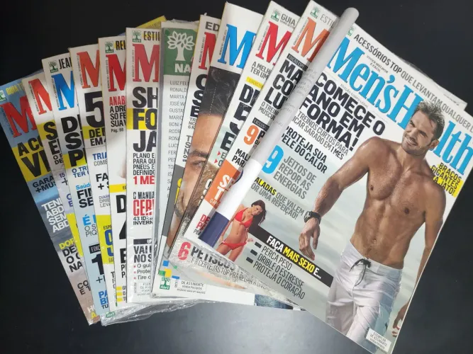 Revistas Masculinas - Men's Health Ano 2013
