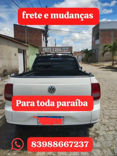 Faço frete pra toda paraíba