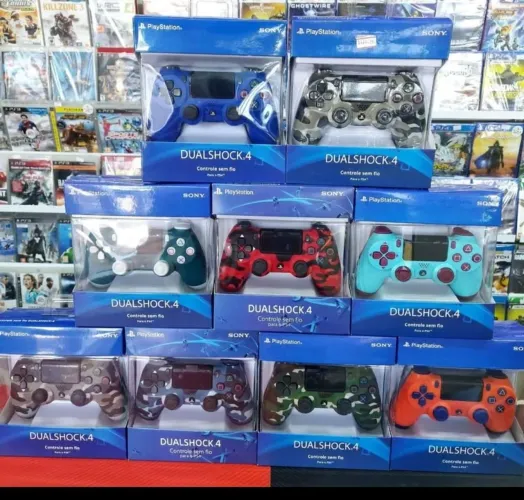 Controles TV com jogos e ps4 - Diversas Cores