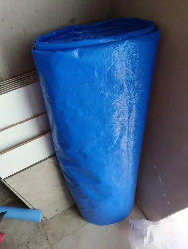 Lona Azul cobrir piscina 8x4 