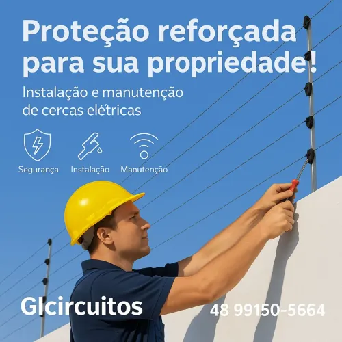 Instalação e manutenção de cercas elétricas 
