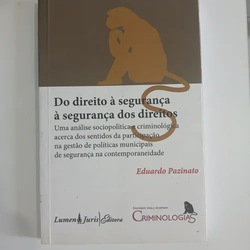 Do direito à segurança à segurança dos direitos Livro