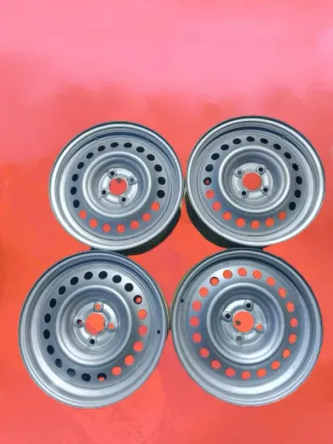 Rodas aro 16 de ferro Furação 4x100 de Nissan Kiks VW GM Fiat e Renault Jogo
