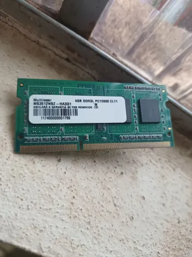 Memória RAM 4GB DDR3L 1600MHz Notebook Multilaser (PC3-12800 CL11)