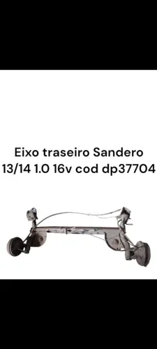 Eixo traseiro Sandero 13/14 1.0 16v - Peça automotiva