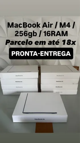 MACBOOK AIR M4 256gb 16RAM PRONTA-ENTREGA