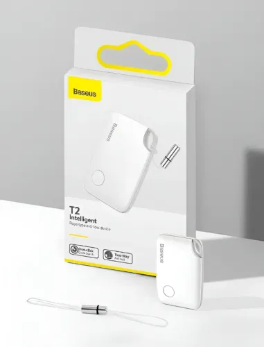 Smart Air Tag Rastreador Inteligente Baseus T2 Sem Fio Alarme Bluetooth Localizador Objeto