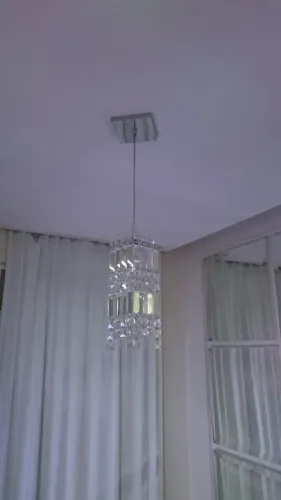 Lustre Moderno de Cristal